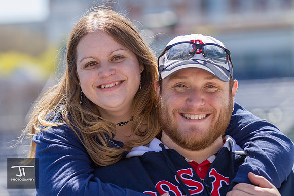 Portrait in the stands