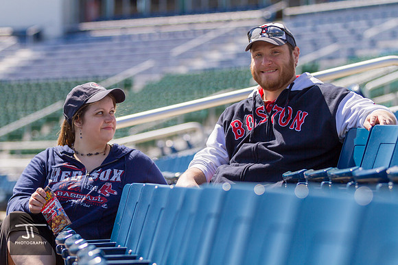 Portrait in the stands